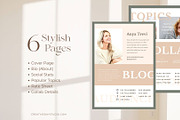 Anya Media Kit Canva Template, a Presentation Template by Creative Day (Thumbnail 3 of 5)