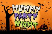 Lazy Mummy is a Duo Halloween font, a Handwritten Font by Brown Cupple (Thumbnail 5 of 11)