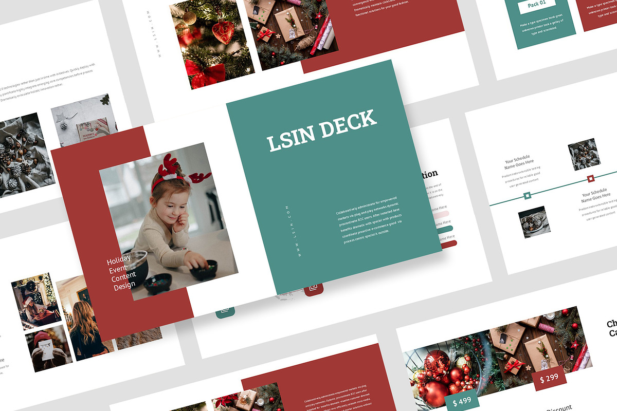 Lsin : Holiday Promo Powerpoint, a Presentation Template by Punkl Camp (Photo 1 of 16)