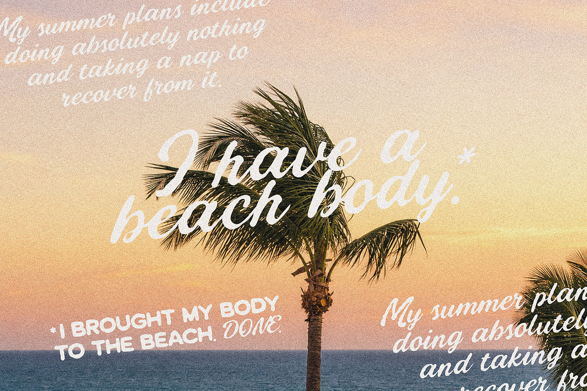 Cabo Sunset - Tropical Retro Font, a Handwritten Font by AndrewPixelType (Photo 10 of 16)