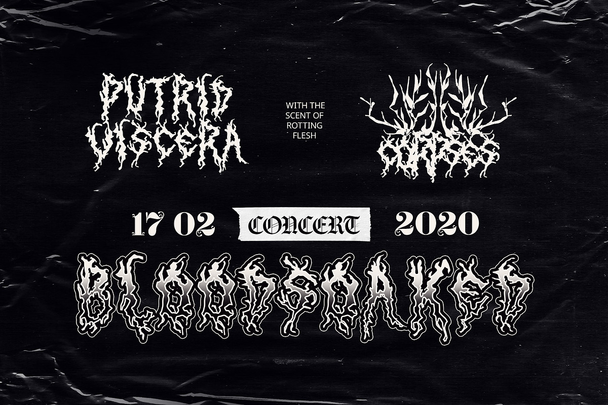 CS Bistre – Black Metal Font, a Blackletter Font by Craft Supply Co. (Photo 2 of 8)