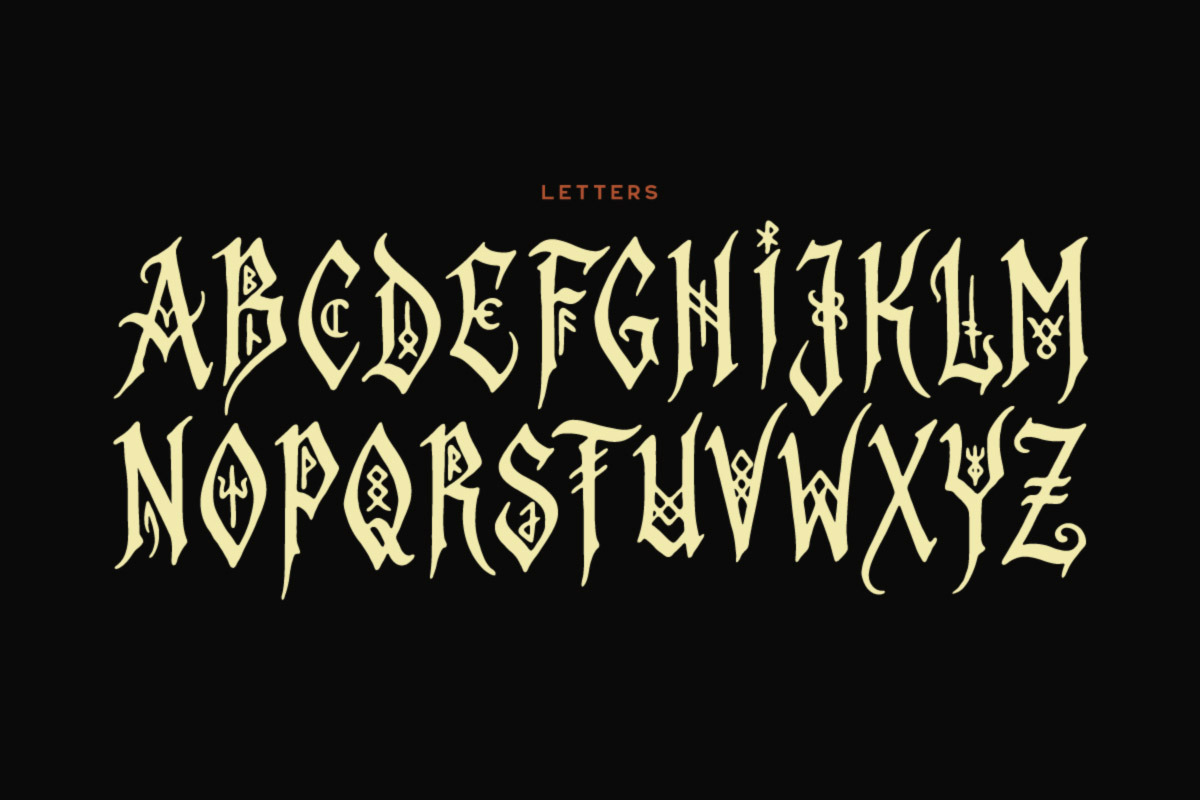 Obelisk - Runic Font, a Font by Tugcu Design Co. (Photo 2 of 4)