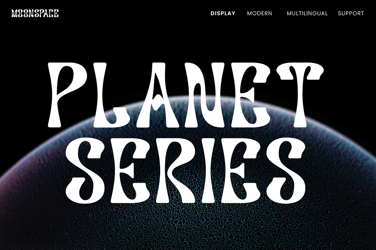 moonspace | Round Display Font, a Serif Font by roomspace creative lab (Photo 2 of 12)