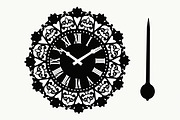 Vintage Wall Clock Victorian design, an Illustration by Amazin_art (Thumbnail 5 of 21)