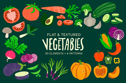 Hand-drawn Vegetable Illustrations
