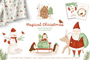 Magical Christmas - kids collections, a Seasonal Illustration by polikarpovaart (Thumbnail 1 of 20)