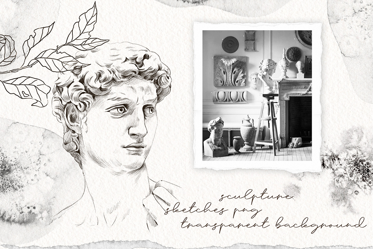 Architecture and Sculpture sketches, a Texture Illustration by Alamella (Photo 2 of 11)
