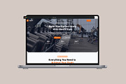Ui Kit and code Fitness, a Landing Page Template by Pixel Blend (Thumbnail 4 of 6)