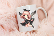Cute pin up black fairy, an Illustration by RobertsArt (Thumbnail 6 of 7)