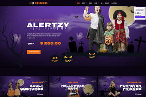 ET Costumes - Halloween WP Theme