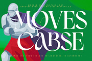 Moves Cabse Modern Display Serif, a Serif Font by timelesstype.co (Thumbnail 1 of 20)