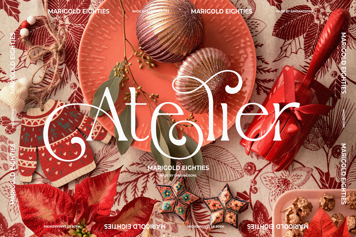 Marigold Eighties, a Serif Font by Sans & Sons (Photo 4 of 10)