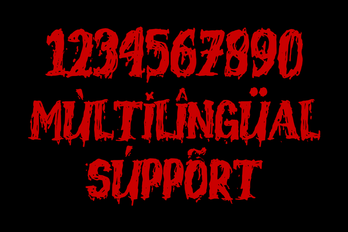 Tumbal Cinta - Horror font, a Font by GFRcreative (Photo 6 of 8)