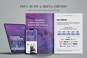 Minimalist Corporate Company Profile, a Brochure Template by Oshin Design (Thumbnail 3 of 6)