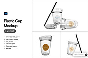 Plastic Cup Mockup, a Packaging Mockup by SLAB! Design (Thumbnail 1 of 7)