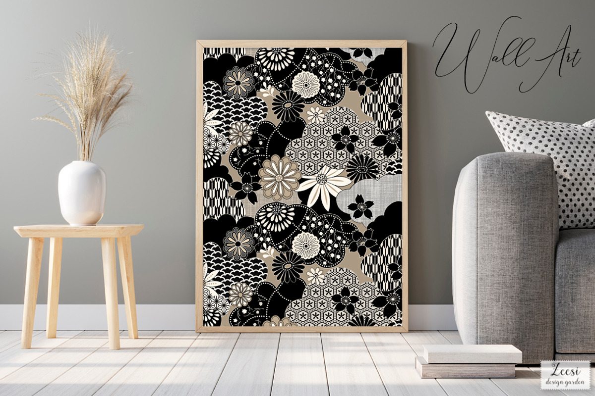 Japanese Kumo Pattern & Motifs, a Pattern Graphic by Zeesi Design Garden (Photo 4 of 10)