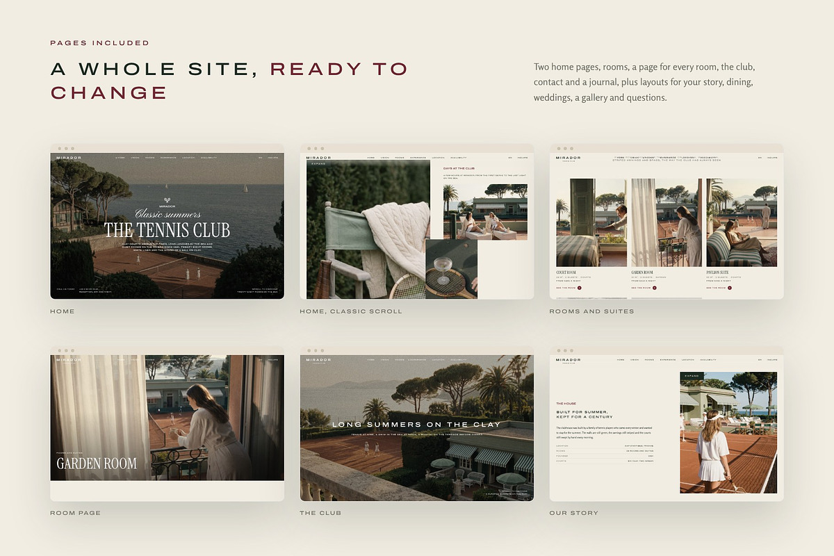Tennis Club & Hotel Elementor Theme, a WordPress Template by Tomasz Ganclerz (Photo 16 of 21)