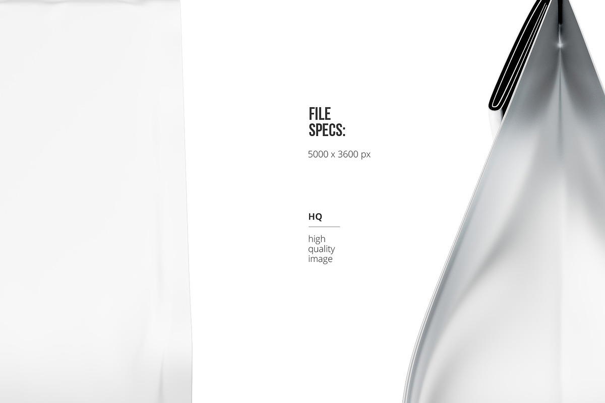 Coffee Pouch front and side view, a Packaging Mockup by easymock (Photo 2 of 8)