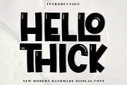 Hello Thick, a Serif Font by InermediaSTUDIO (Thumbnail 1 of 7)