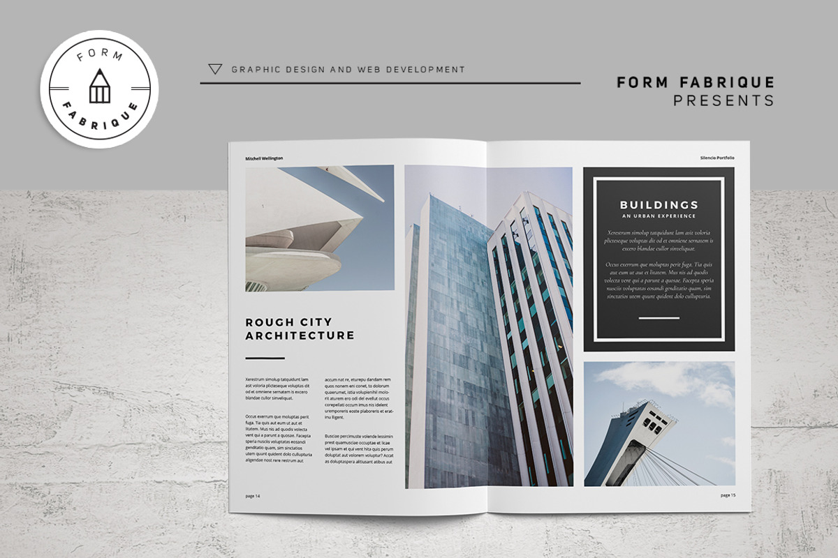Silencio Portfolio, a Brochure Template by Form Fabrique (Photo 12 of 21)