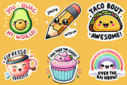 Funny Motivational Pun Sticker, an Illustration by DreamCafeArt (Thumbnail 3 of 6)