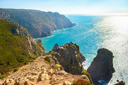 Cabo Roca seascape ocean Portugal, a Nature Photo by joyt