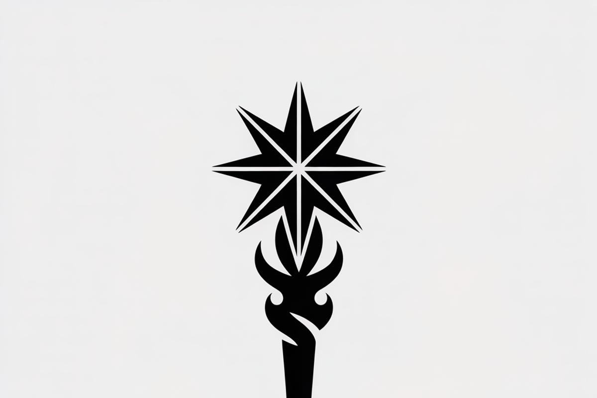 A stylish set of magic wand vector, an Illustration by Amazin_art (Photo 2 of 41)