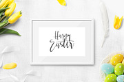 Happy Easter Lettering Overlays, a Graphic by catary art (Thumbnail 2 of 5)