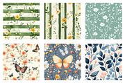 Floral Garden - Patterns & Posters, an Illustration by Dream Creation (Thumbnail 2 of 7)