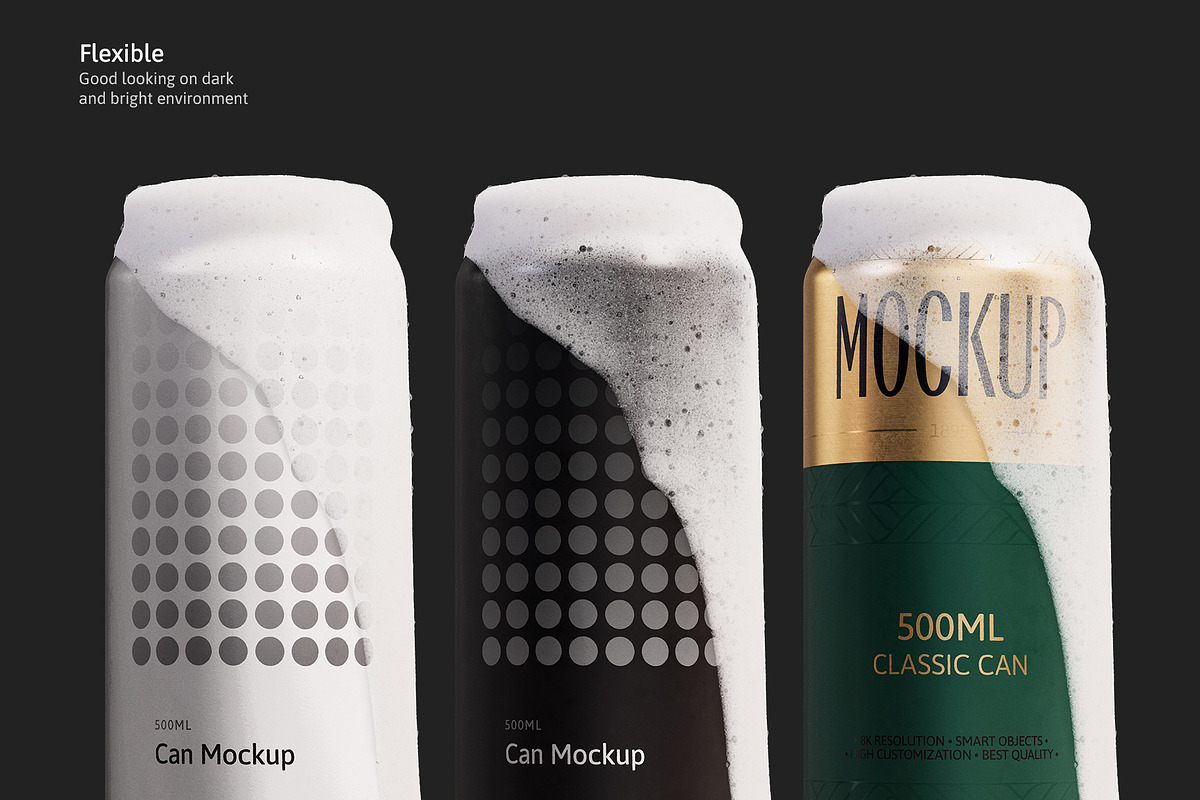 500ml Can Mockup | Plane Scene, a Packaging Mockup by AY Mock-Ups (Photo 9 of 9)