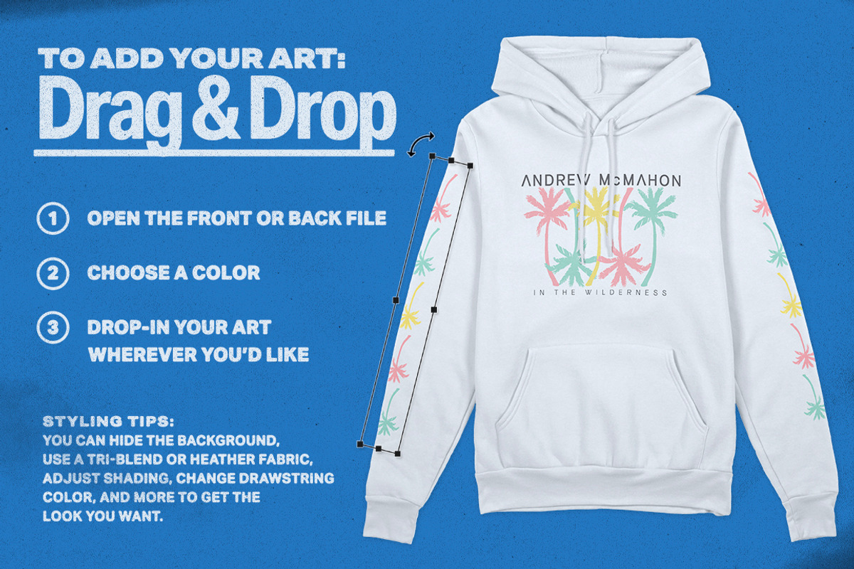 Pullover Hoodie Merch Mockup, a Merchandise Mockup by Brent Galloway (Photo 2 of 5)