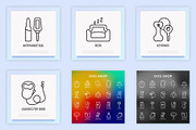 Dog Shop | 20 Thin Line Icons Set, an Outline Icon by Alex Blogoodf (Thumbnail 7 of 11)