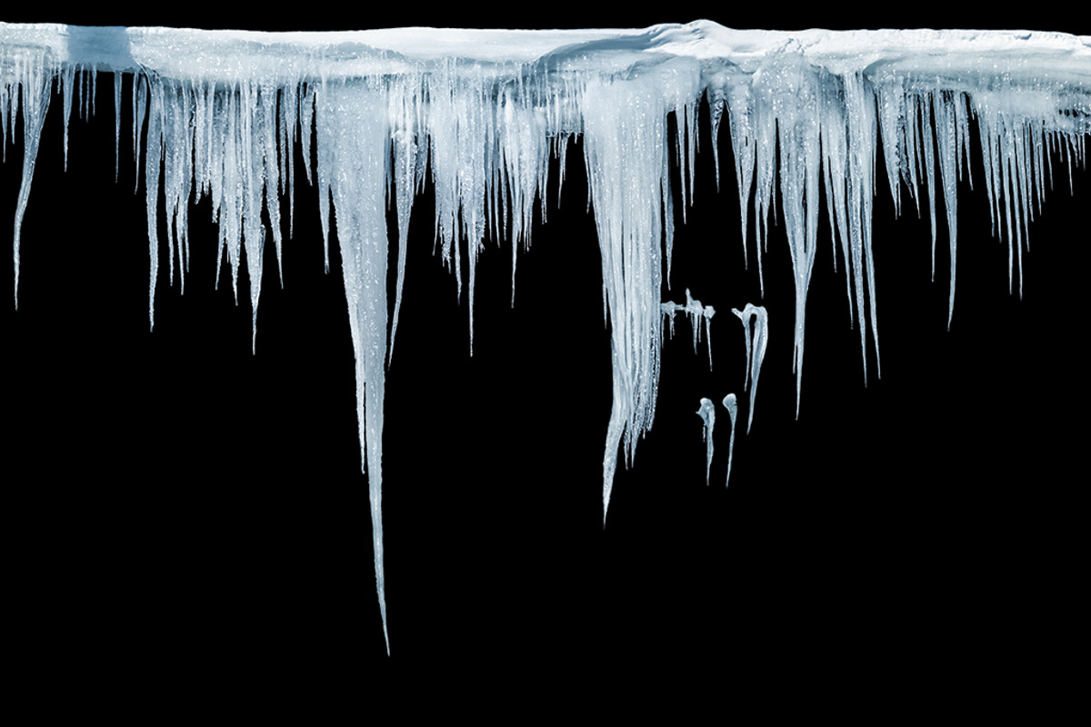 Icicles isolated from background, a Nature Photo by Countryside life (Photo 1 of 22)