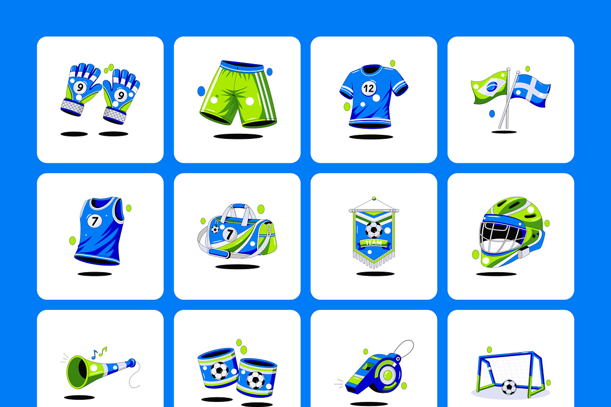 130 Football World Cup Celebration, a Sport Illustration by Creative Stall (Photo 7 of 10)