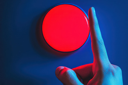 Emergency Red Button Pressed by Hand, a Technology Photo by Virgo Studio