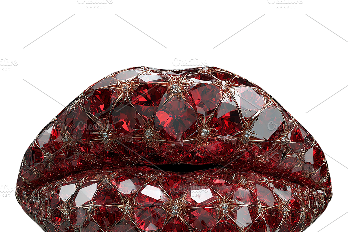 Red Diamond Lips and Lipstick PNG, an Object Graphic by Watercolor_Vector Graphic (Photo 13 of 14)