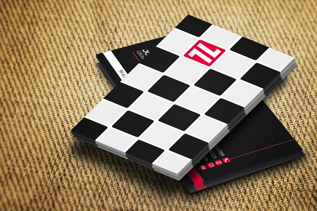 Back And White Business Card CM124, a Business Card Template by annozio (Photo 2 of 4)