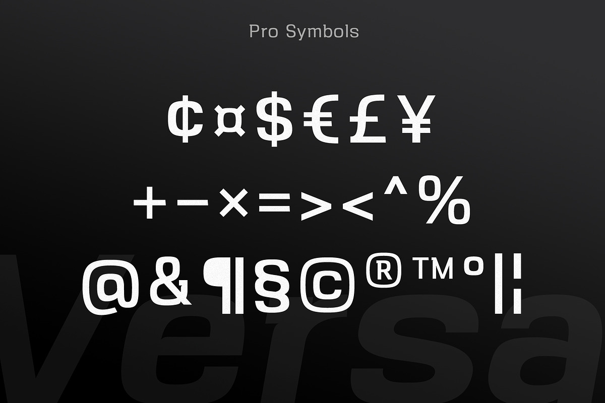 VersaBlock Pro Font + Extras, a Sans Serif Font by Parker Creative (Photo 13 of 13)