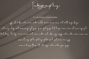 Inkgraphy Handwritten Script Font