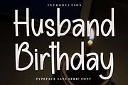 Husband Birthday, a Script Font by InermediaSTUDIO (Thumbnail 1 of 8)