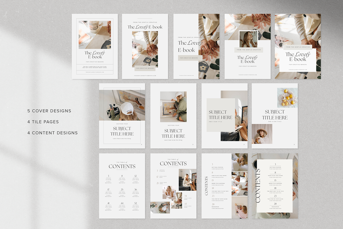 Editable Ebook Template for Canva, a Magazine Template by Tabitha Emma (Photo 7 of 10)