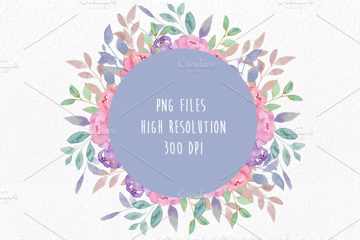 Embellished Frames: flowers & leaves, a Decorative Illustration by MaraquelaStudio (Photo 7 of 8)