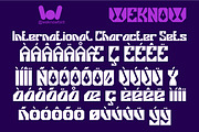 Gorilla Protocol Font, a Sans Serif Font by weknow (Thumbnail 8 of 8)