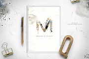 Alphabet Interrupted Watercolor Set, a Decorative Illustration by Bibela (Thumbnail 6 of 9)