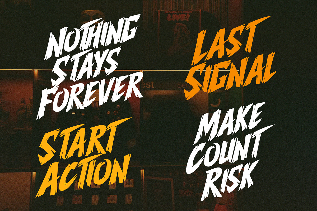 Brush - Display Brush Font, a Handwritten Font by NuType (Photo 8 of 9)