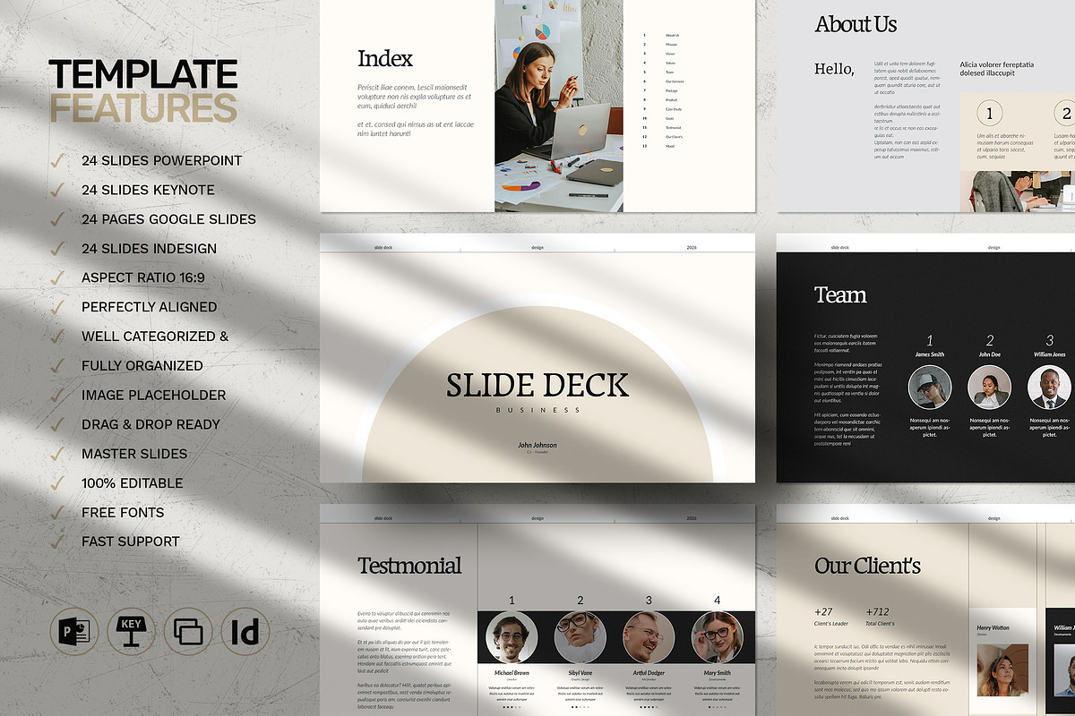 Business Slide Deck Template