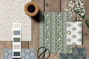 Vintage wallpaper pattern background, a Pattern Graphic by Cozy pattern shop (Thumbnail 2 of 12)