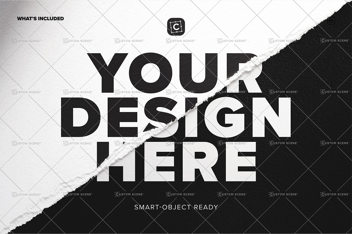 Torn Paper Photo Mockup, a Product Mockup by Custom Scene (Photo 10 of 10)