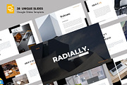 Radially Google Slides Template, a Design Template by Rizki Herdian (Thumbnail 1 of 5)