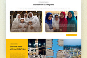Tauhid - Hajj Agency Landing Page, a Landing Page Template by FIBRINOSÄ (Thumbnail 2 of 5)